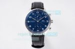 ZF Factory V2 Version IWC Portuguese Swiss Automatic Watch Blue Dial Arabic Markers